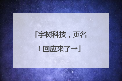 宇树科技，更名！回应来了→